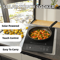 Plaque chauffante électrique à induction portable 2200W à brûleur unique avec plaque en verre pour la cuisson domestique et hôtelière