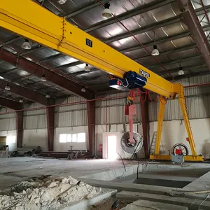 25 tonluk 20 ton 10 ton tek kirişli gezer vinç mermer ve taş için fabrika