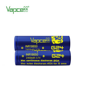 נרחב להשתמש 18650 סוללה Vapcell INR18650 G24 2400mah 20A נטענת ליתיום סוללה - Product Image 4