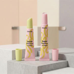 Applicateur en silicone souple D19mm pour soins des lèvres, tube de baume à lèvres, emballage cosmétique en plastique - Product Image 1