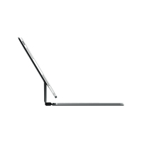 Keyboard Metal Magic Air 8, Casing Keyboard Mengambang, Folio Touchpad Area Penuh, Keyboard Layar LED untuk iPad M4 M5