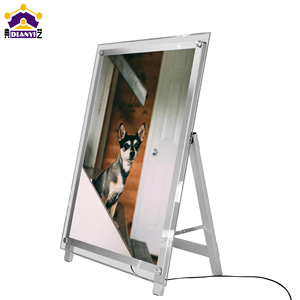 Caisson lumineux acrylique debout au sol: Source lumineuse à économie d'énergie Éclairage longue durée Parfait pour la propagande au bar le soir - Product Image 4