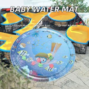 Premium Plastic Baby Tummy Time Water Play Mat Precio de fábrica Actividad inflable para niños de 0 a 36 años - Product Image 2