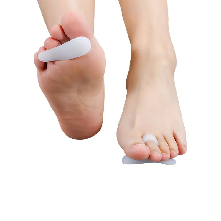 Satu Loop Gel korektor jari kaki Valgus Bunion pemisah kaki perawatan Hallux perawatan untuk rumah tangga perawatan sehat perlengkapan kaki