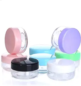 Échantillon gratuit 10ML, 15ML, 20ML, petits pots vides en plastique avec couvercles, maquillage, contenants cosmétiques pour crèmes de lotion pour les yeux