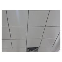 Fabricant Foshan Carreaux de plafond métalliques en aluminium perforé Panneaux de plafond à clip en aluminium ignifuge commercial