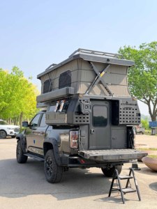 Camper Pop-Up QC Overland 4x4 per Pickup, Roulotte Pieghevole Leggera e Impermeabile, Mini <span class=keywords><strong>Caravan</strong></span> per Campeggio, Capacità 4 Persone - Product Image 4