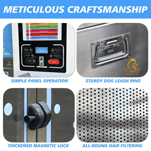 EUR <span class=keywords><strong>PET</strong></span> تنظيف الحيوانات الأليفة آلة بيع الاستحمام الخدمة الذاتية الكلب القط محطة غسيل الاستمالة الحيوانات الصغيرة - Product Image 6
