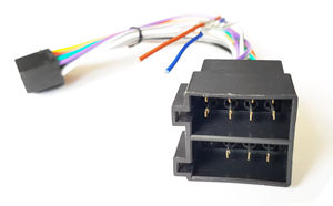 Adaptateur de harnais ISO Podofo 16 broches pour connexion d'alimentation, kit d'installation professionnel pour autoradio - Product Image 2
