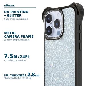 Coque de téléphone pour iPhone 15 13 Pro avec sangle, nouvelle tendance, design luxueux, antichoc, protection intégrale, fabriquée par des fabricants de source - Product Image 1