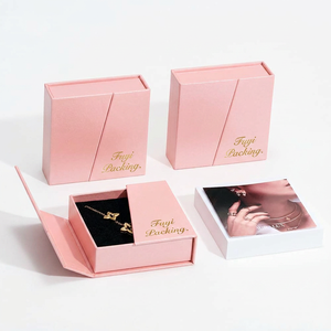 Wholesale Branded Butterfly Jewelry <b>Boxes</b> With Gold Hot Stamped Logo For Jewelry Matching Packaging And Worldwide Bulk Orders - Product Image 4