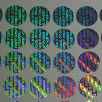 Étiquettes holographiques de sécurité personnalisées avec logo OEM du fabricant, scellés d'emballage VOID inviolables, étiquettes originales