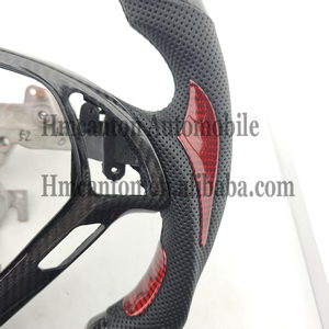 Produits populaires - Volant de direction en cuir perforé en fibre de carbone adapté aux voitures Infiniti G27 G37 - Product Image 4