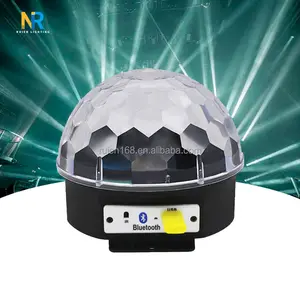 Hot Sell RGB Rotating Disco Ball Party Lights Led Speaker Home Xmas Wedding Show Remote Control Magic Crystal Ball