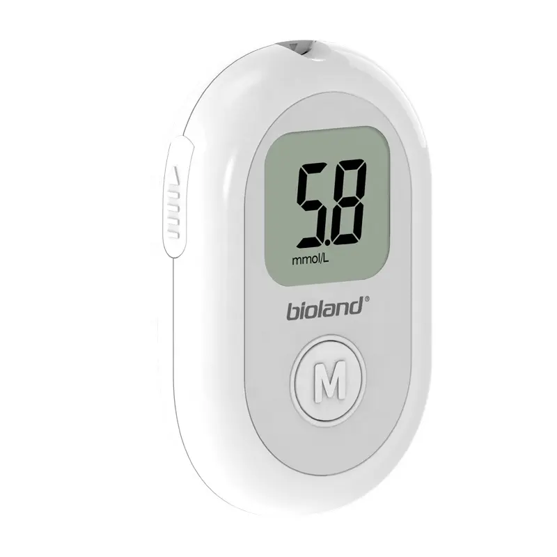 2022 Bioland New Cheap Blood Glucose Meter with Optional Voice Talking and Wireless Connection