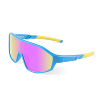 Lunettes de sport polarisées à monture intégrale multicolores pour garçons et filles, lunettes de soleil unisexes pour la course à pied, le cyclisme, les enfants, lunettes de performance pour enfants