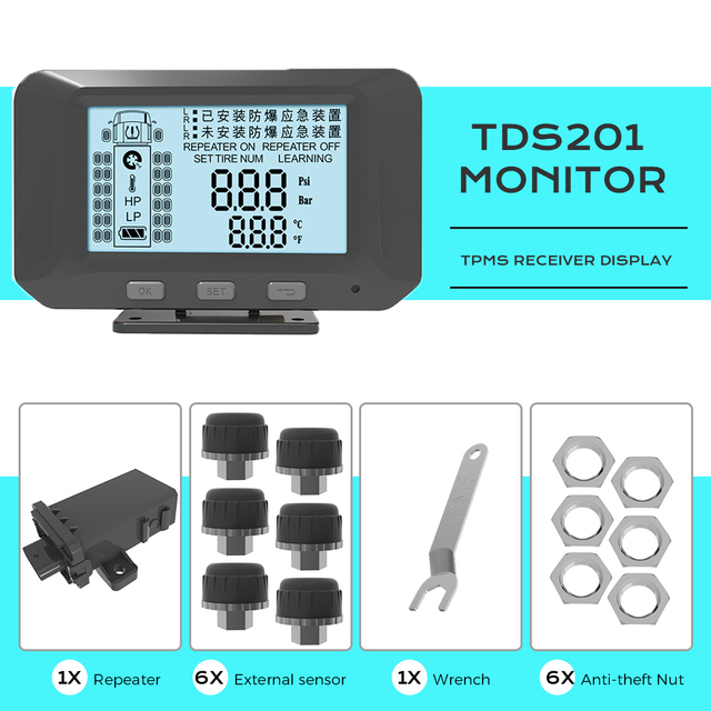 Truck Tpms Manufacture Tyre Tpms Tire Pressure Sensor for Semi Truck Man Truck Tire Tpms Solution Truck Tires 24