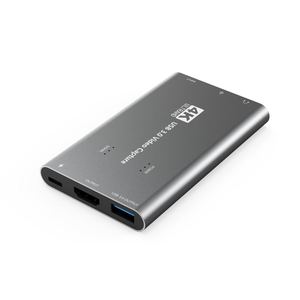 Capturadora de Video <span class=keywords><strong>USB</strong></span> 3.0 a HD 4K con Salida de Audio MP4, Salida de Micrófono, Hub para Transmisión en Vivo de Juegos, Carcasa Metálica, Garantía de 12 Meses - Product Image 4