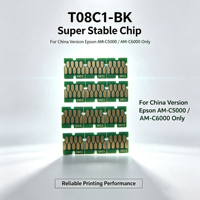 Chip Monouso Stabile per Epson AM-C4000/5000/6000 Versione Cinese, Chip Serie T08D T08C, Chip Stabile per Livello Inchiostro, Completamente Nuovo