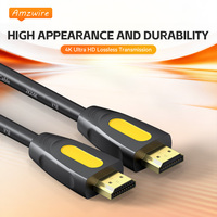 Câble HDMI Premium 4K 60Hz, câble HDMI 2.0 haute vitesse, plaqué or, mâle-mâle, pour téléviseur, moniteur, projecteur