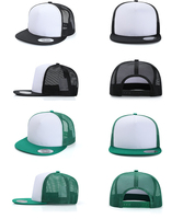 Casquette Trucker Unisexe à Visière Plate, Maille Respirante, Fermeture Snapback, Plusieurs Couleurs, OEM ODM, Logo Personnalisé, Vente en Gros Direct Usine
