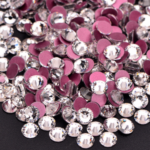 SS6 10 <span class=keywords><strong>12</strong></span> 16 20 30 Chất Lượng Cao Cơ Sở Đỏ Long Lanh Rõ Ràng AB Kính Rhinestone <span class=keywords><strong>Flatback</strong></span> Pha Lê Đá Móng Tay Nghệ Thuật Trang Trí - Product Image 5