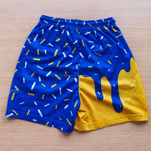<span class=keywords><strong>Short</strong></span> goutte à goutte crème glacée à sublimation personnalisée entraînement hommes enfants entraînement course à pied <span class=keywords><strong>short</strong></span> en maille Baseball sport <span class=keywords><strong>short</strong></span> en maille saupoudrer court - Product Image 5