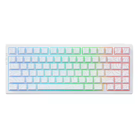 Mmemilih G75 Pro disesuaikan 3 mode nirkabel belanja online 75% Keyboard mekanis Bluetooth nirkabel Keyboard game