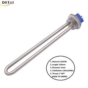 Solo tipo U 120 v 1kw líquido portátil <span class=keywords><strong>de</strong></span> la caldera del calentador <span class=keywords><strong>de</strong></span> <span class=keywords><strong>cerveza</strong></span> elemento <span class=keywords><strong>de</strong></span> calefacción con 1 inch NPT - Product Image 4