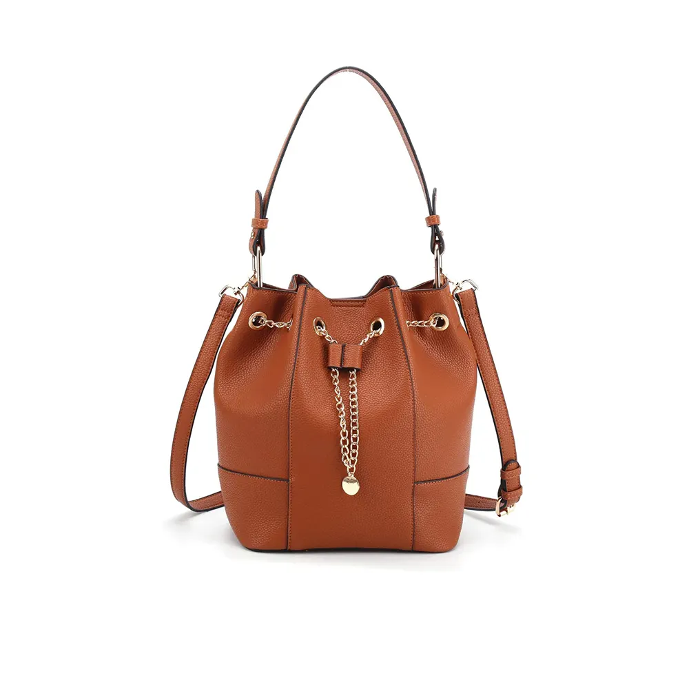2021 wholesale luxury ladies crossbody purses and handbags pu leather drawstring bags for women