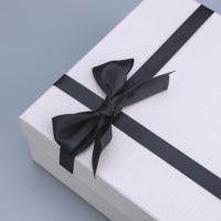 Caja de Cartón Rígido Blanco con Logotipo Personalizado, Caja de Regalo de Lujo de Dos Piezas con Tapa y Base para Ropa y Regalos