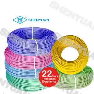 UL3068 silicone rubber insulated fibre glass braided wire 17awg