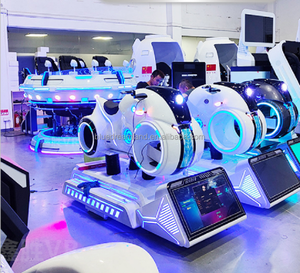 <span class=keywords><strong>Simulateur</strong></span> de réalité virtuelle 9D VR Thunder Motorcycle Racing Factory, cinéma de réalité virtuelle, fabricant de simulateurs VR pour salle d'arcade - Product Image 3