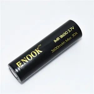 Yeni varış Enook 18650 3.7V 3600mah max 30A şarj edilebilir pil hücre sıcak satış PH