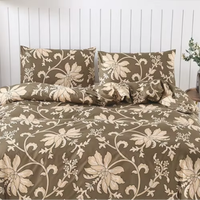 Ensemble de literie en microfibre imprimée en 3D personnalisée housses de couette à motifs floraux de style moderne lits King Size à utiliser pour la maison ou l'hôtel