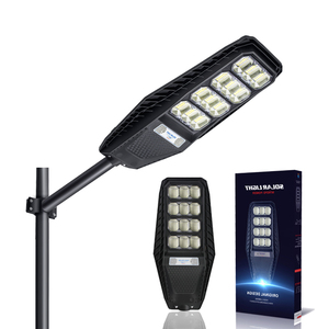 MJ LH8100 8200 8300 telecomando ABS lampione impermeabile IP65 100W 200W 300W luci solari <span class=keywords><strong>da</strong></span> <span class=keywords><strong>giardino</strong></span> per esterni - Product Image 1