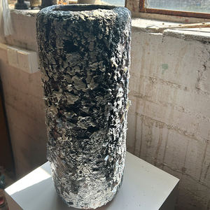 تصميم عتيق مقاوم للماء ومتين على طراز وابي-سابي منتجات مصنوعة يدويًا خالصة ديكور منزلي برطمانات فخارية - Product Image 6