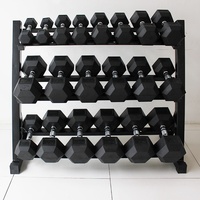 Échantillons fournis Support d'haltères en acier pour présentoir d'équipement sportif de musculation à vendre