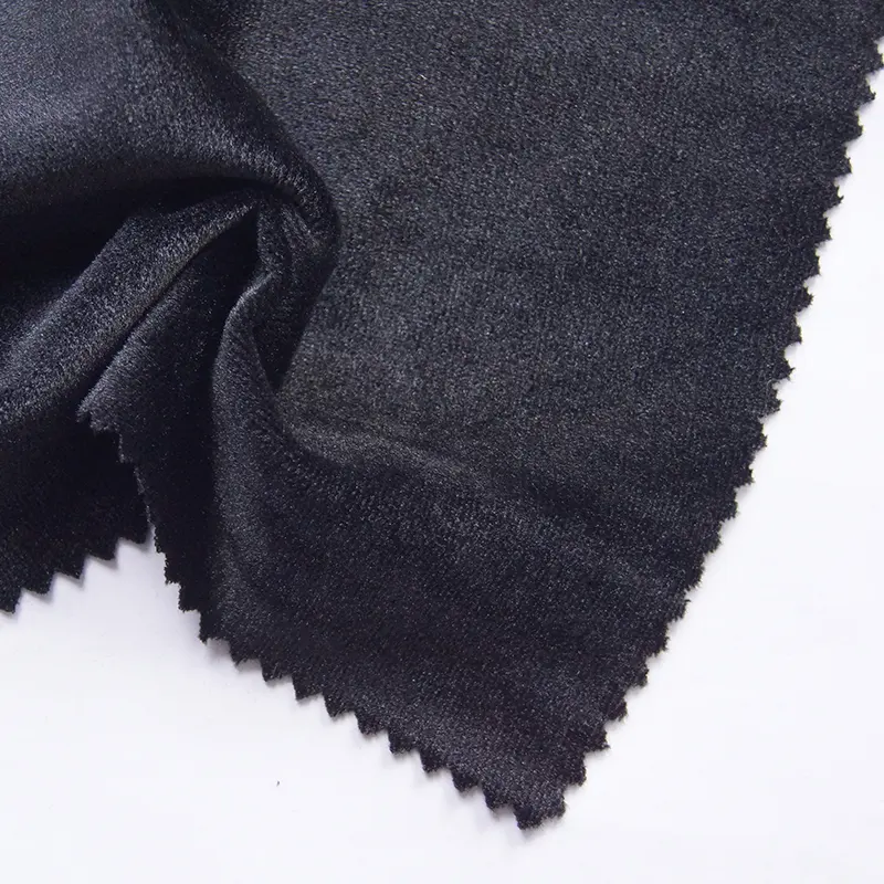 Factory Wholesale super soft polyester fabric moq soft fabric stuffed pillow custom plush toy thick hoodie fabric