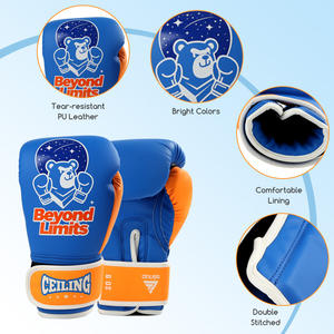 6oz 8oz Gants De Boxe pour Enfants Boxe PU Cuir Formation Gants De Boxe Gants De Boxe Personnalisés - Product Image 4