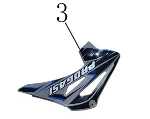 Plaque de protection latérale droite pour moto tout-terrain PALMA250 Enduro, accessoire de <span class=keywords><strong>carrosserie</strong></span> de moto de course - Product Image 1