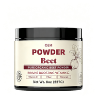 Poudre de racine de betterave pour smoothies, superaliment pour stimuler l'endurance et la récupération, poudre de racine de betterave pure