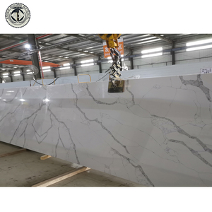 Trắng nhân tạo đá thạch anh 2cm 3cm Quartz <span class=keywords><strong>slab</strong></span> thiết kế lớn Quartz <span class=keywords><strong>slab</strong></span> - Product Image 1