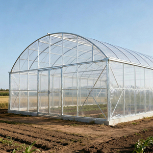 Factory OEM Single-span Double Layer Large Size Film <strong>Plastic</strong> Tunnel Agricultural <strong>Greenhouses</strong> with Transparent <strong>Cover</strong> - Product Image 3