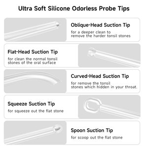 Alat Perawatan Pembersih Mulut Penghilang Batu Amandel Baru dengan Penghisap Listrik NASA009 - Product Image 5