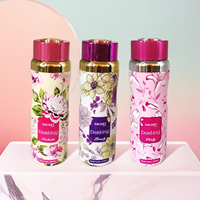 Désodorisant en spray pour le corps, parfum floral rafraîchissant, 200 ml, en aluminium, vente chaude, pour femme
