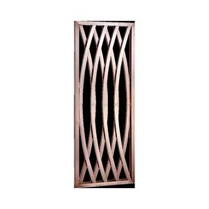 Decorative folding screen room divider