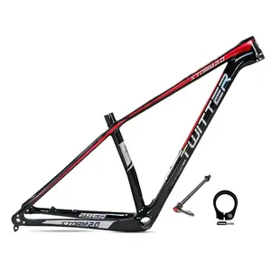 New Twitter Storm pro Carbon XC Off-road class mountain bike frame Flat welded inner walking bike frame