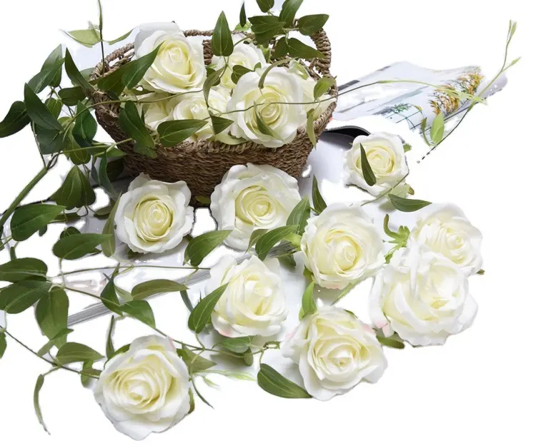 Roses artificielles Têtes De Fleurs pour la Décoration De Mariage