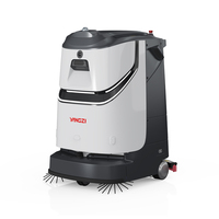 Robot de nettoyage de sols autonome intelligent pour usage commercial et industriel, avec fonctions de lavage et de balayage